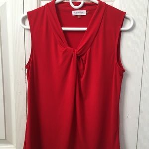 Red Calvin Klein Top